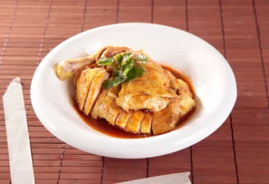 plato de pollo al lemon Restaurante DaZhong Barcelona