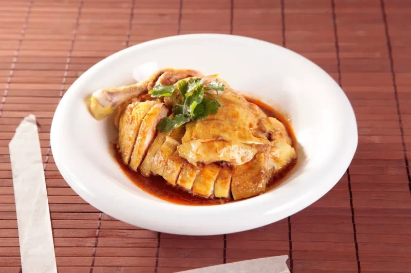 plato de pollo al lemon Restaurante DaZhong Barcelona