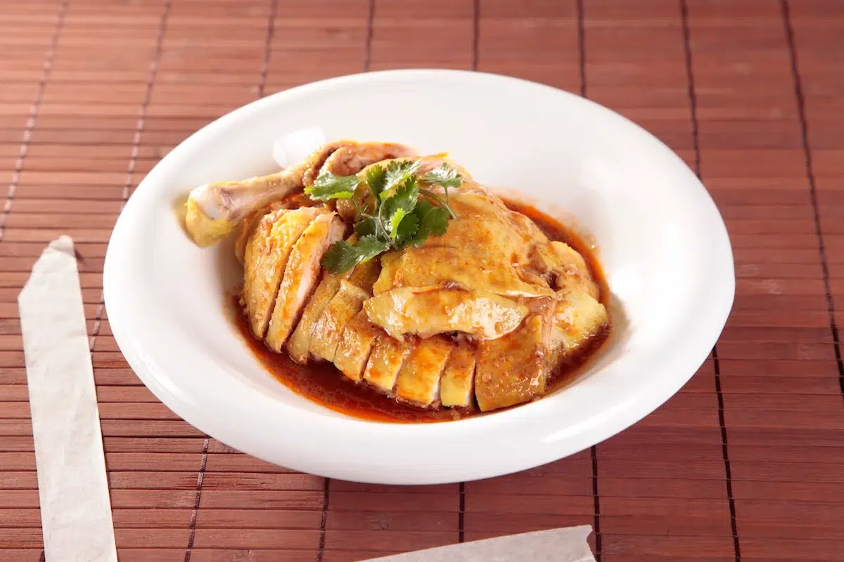 plato de pollo al lemon Restaurante DaZhong Barcelona