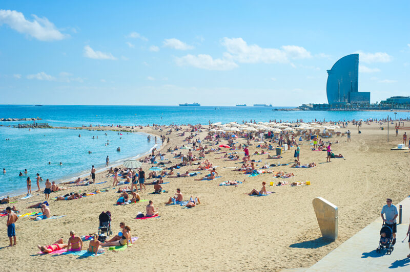 Barcelona beach