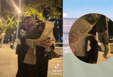 mesi reaparece en barcelona en el video de una pareja en tiktok